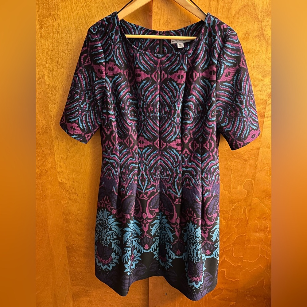 Danny and Nicole multicolor petite dress